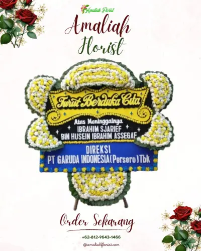 Papan Bunga Duka di Sanda